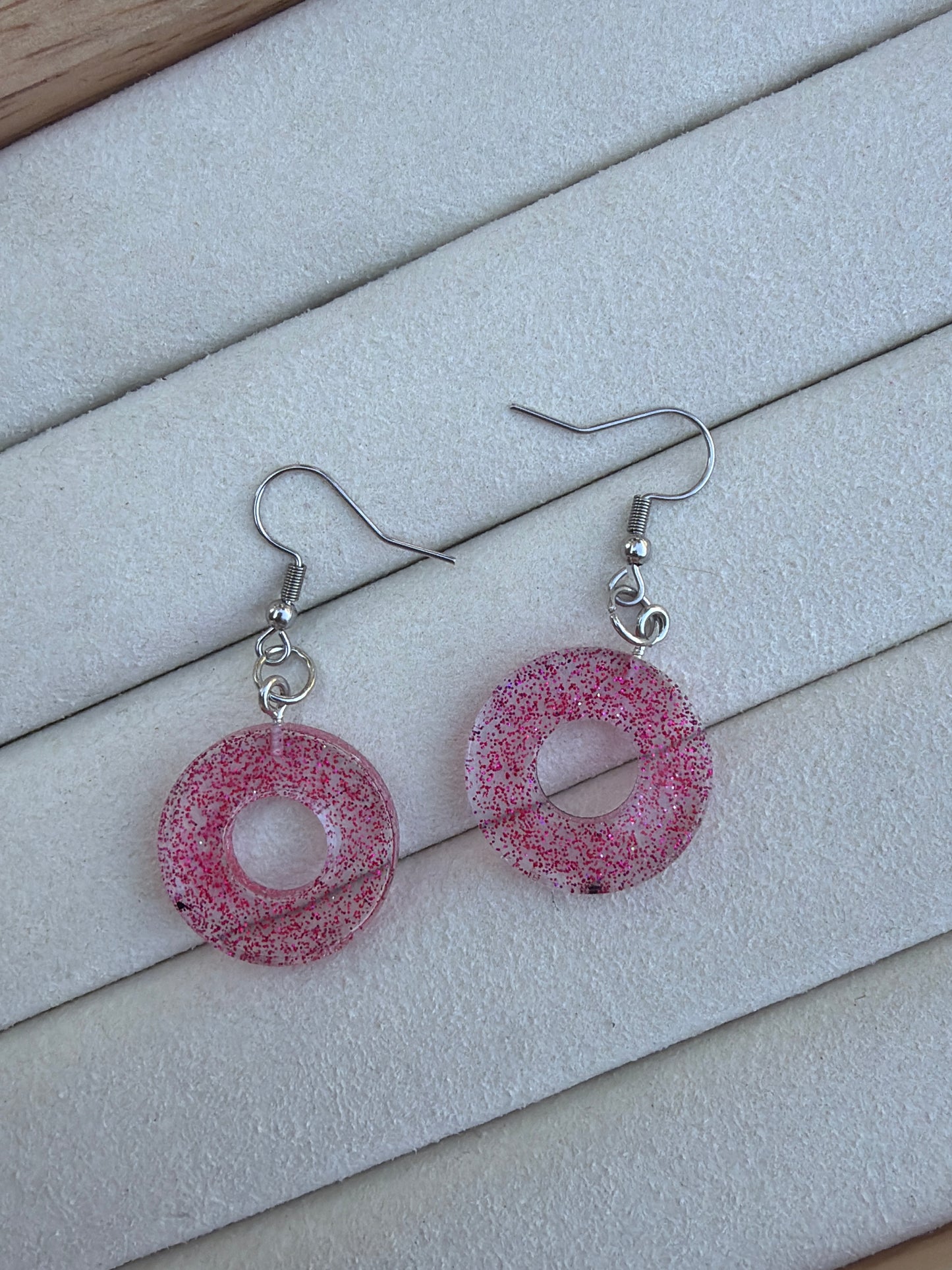 Boucle d’oreille cercle palettes