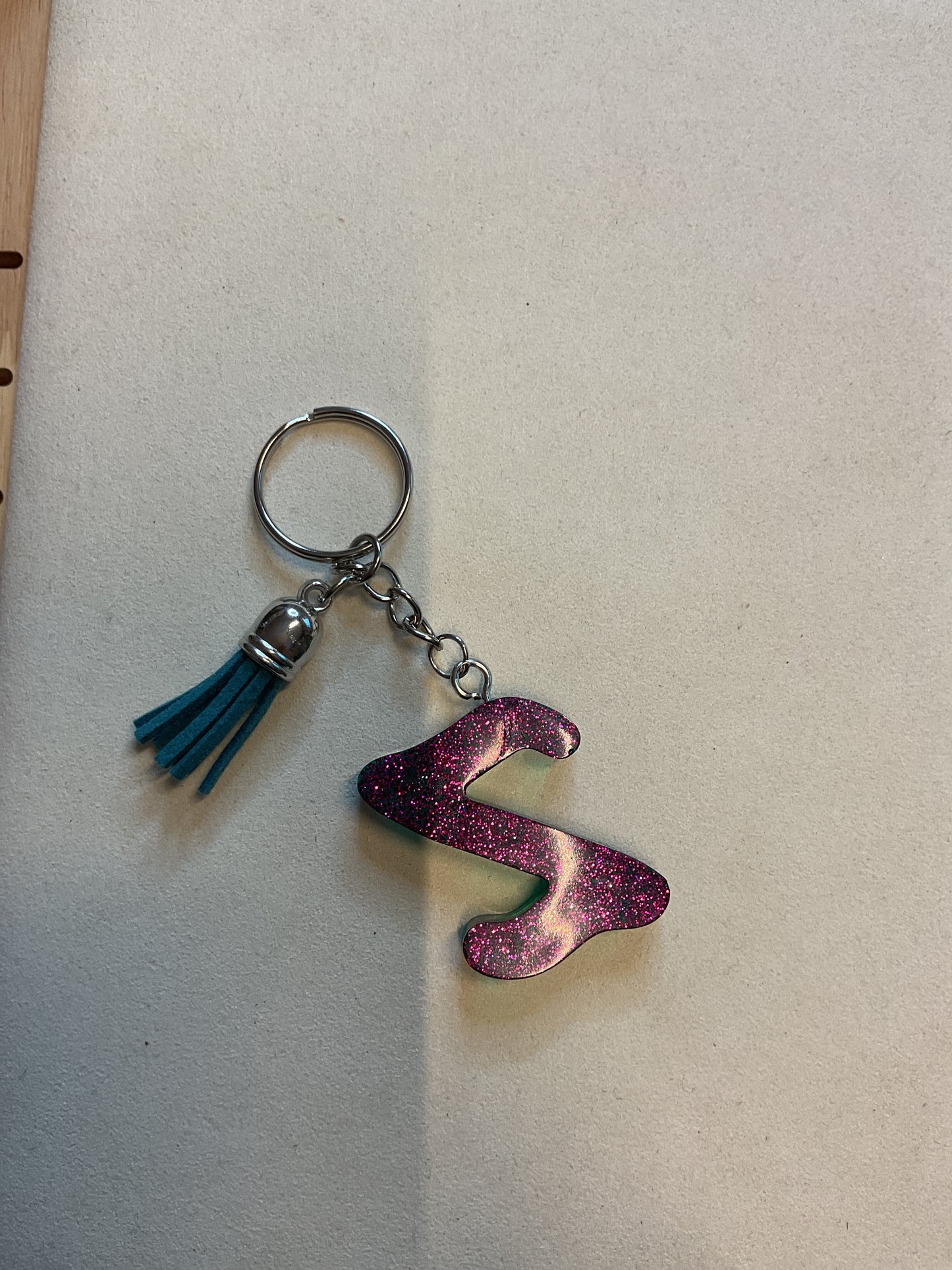 Porte clé Z violet