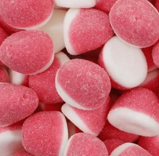 Bisous fraise sucrés
