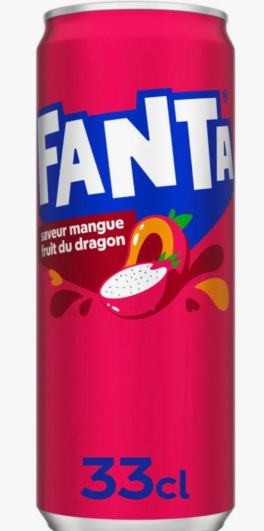 Fanta mangue fruit du dragon