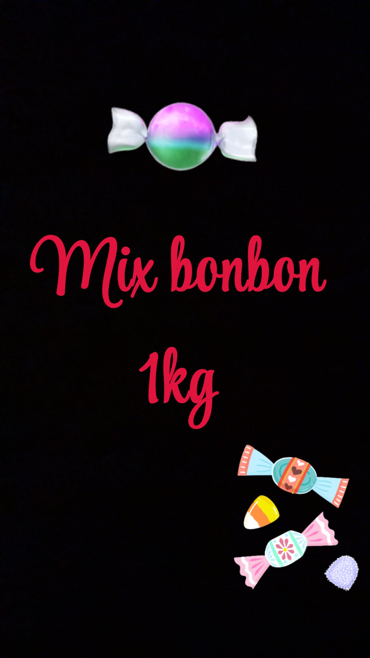 Mix bonbon 1kg lisse